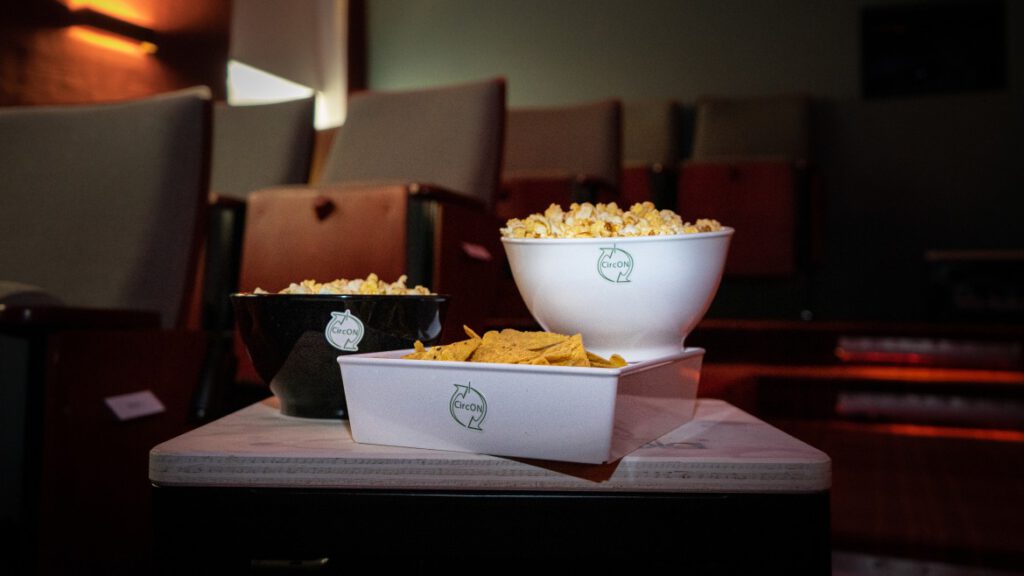 Popcorn- und Nachos in Mehrwegverpackungen von CircON